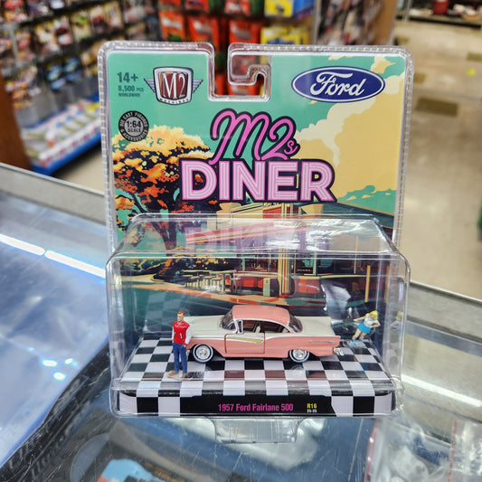 M2 Machines - 'Diorama Series' Mix 16 - 1957 Ford Fairlane 500 with Figurines