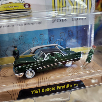 M2 Machines - 'Diorama Series' Mix 16 - 1957 DeSoto Fireflite with Figurines