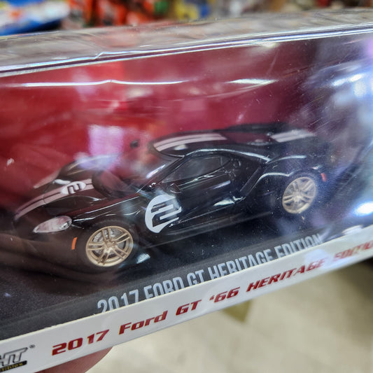 Greenlight - 2017 Ford GT '66 Heritage Edition #2 (Black) - 1:43 Scale