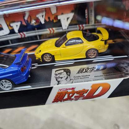 Modelers - Initial D Set Vol. 8 Keisuke Takahashi Mazda RX7 FD3S VS Kozo Hoshino Nissan Skyline GTR (R34)