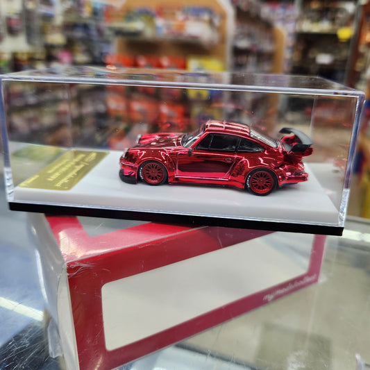 MyModelCollect - Porsche RWB 930 (Chrome Red) - 1:64 Scale