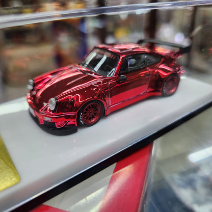 MyModelCollect - Porsche RWB 930 (Chrome Red) - 1:64 Scale