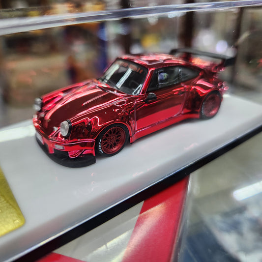 MyModelCollect - Porsche RWB 930 (Chrome Red) - 1:64 Scale