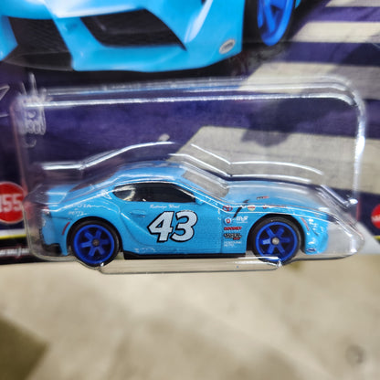 Hot Wheels Premium - Boulevard #155 - 2021 Toyota GR Supra - Petty Racing Blue