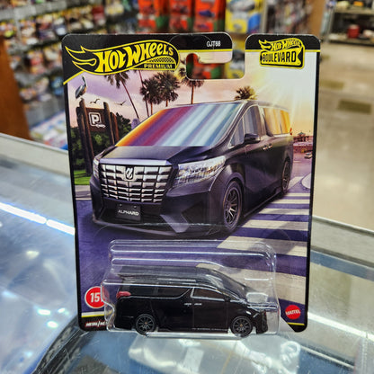 Hot Wheels Premium - Boulevard #151 - 2015 Toyota Alphard (Black)