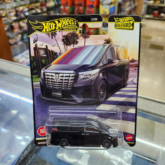Hot Wheels Premium - Boulevard #151 - 2015 Toyota Alphard (Black)