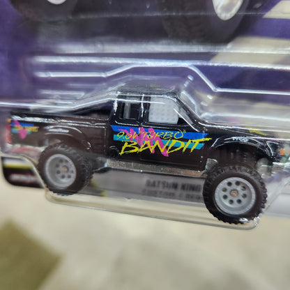 Hot Wheels Premium - Boulevard #153 - Datsun King Cab - Baja Custom - Black