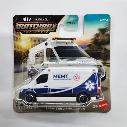 Matchbox - 'Matchbox: The Movie' - 2024 Mercedes-Benz Sprinter Ambulance - Short Card