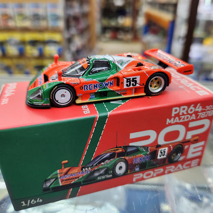 Pop Race - Mazda 787B 1991 LeMans 25h Winner - 1:64 Scale