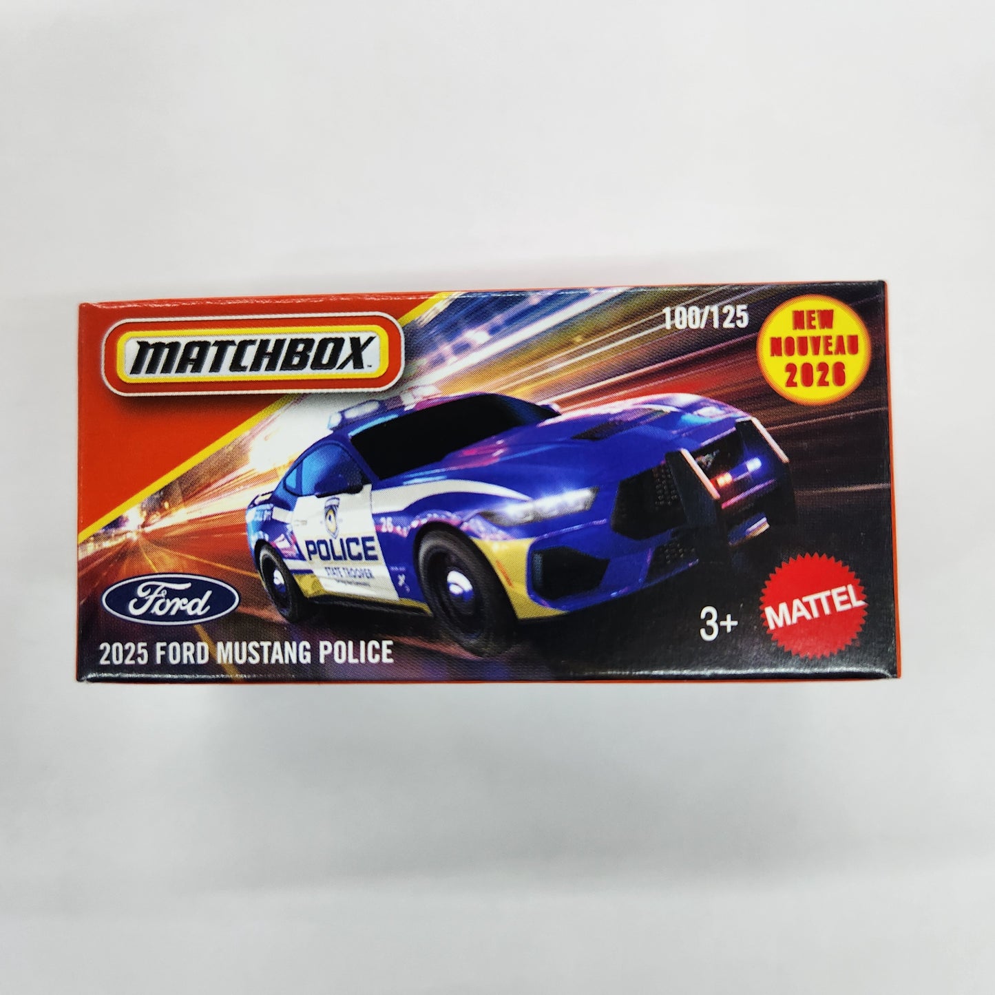 Matchbox - 2026 Power Grabs - 2025 Ford Mustang Police