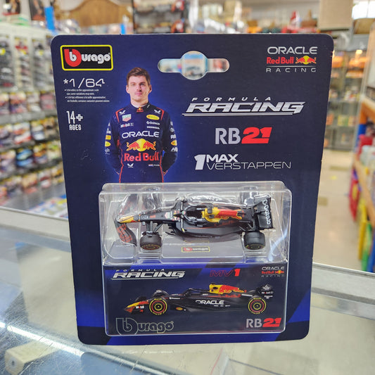 Bburago - Formula Racing - 2025 Red Bull Racing RB21 with Collector Box - #1 Max Verstappen