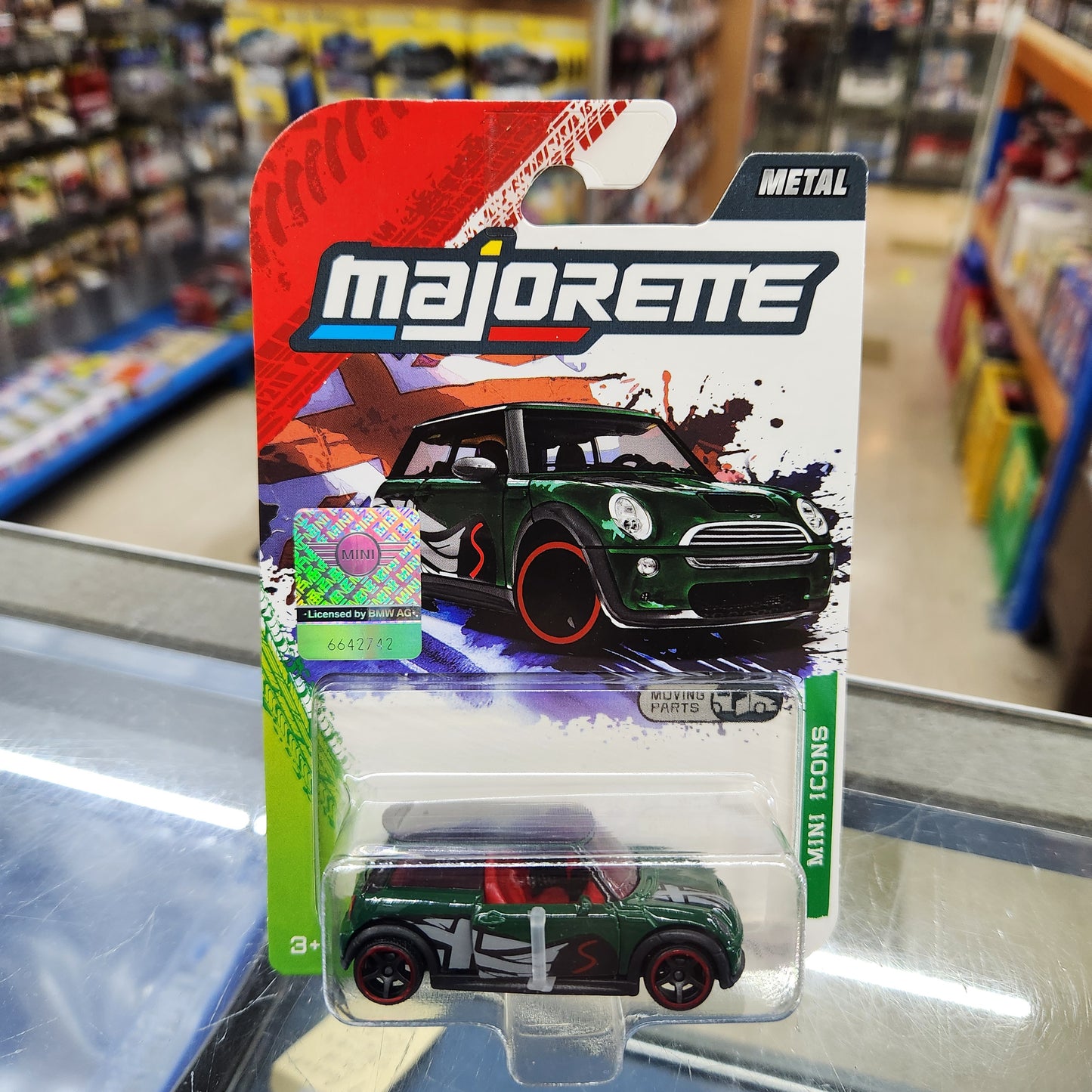 Majorette - Mini Icons Premium Cars - Mini Cooper S (Racing Green)