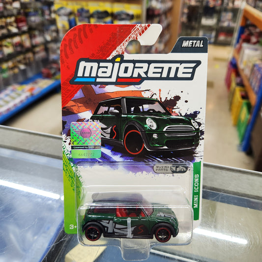 Majorette - Mini Icons Premium Cars - Mini Cooper S (Racing Green)