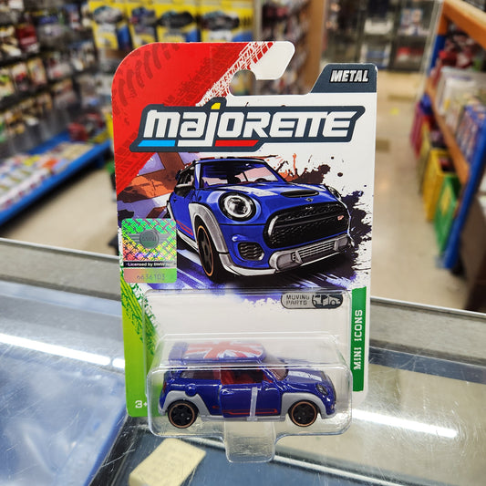 Majorette - Mini Icons Premium Cars - Mini John Cooper Works GP (Royal Blue)