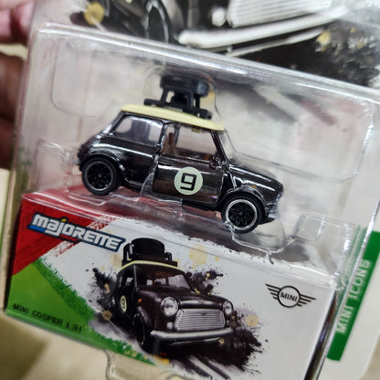 Majorette - Mini Icons Deluxe Cars - Mini Cooper 1.3i  #9 with Spare Tyre