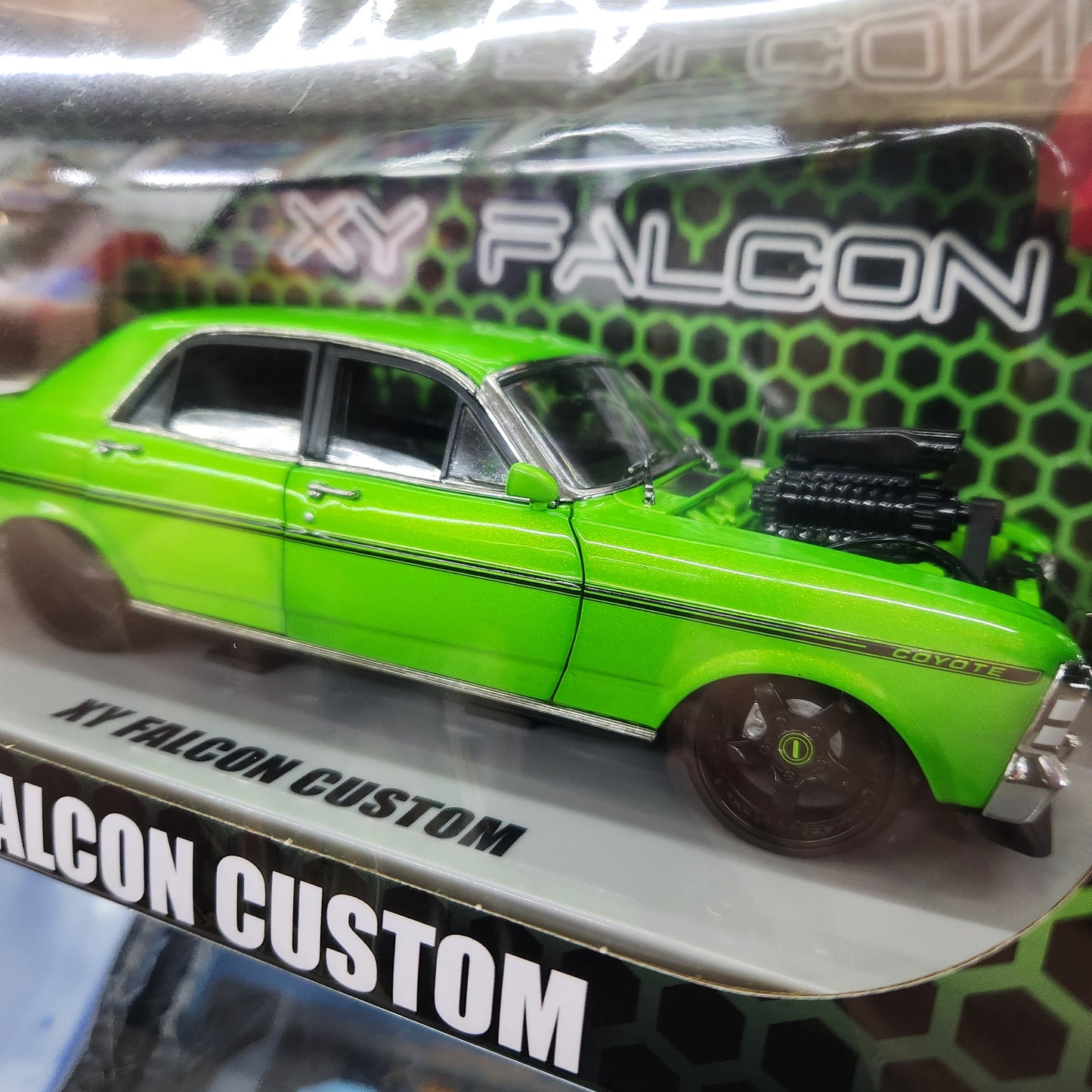 DDA - Ford XY GTHO Supercharged (Lime Green) - 1:24 Scale