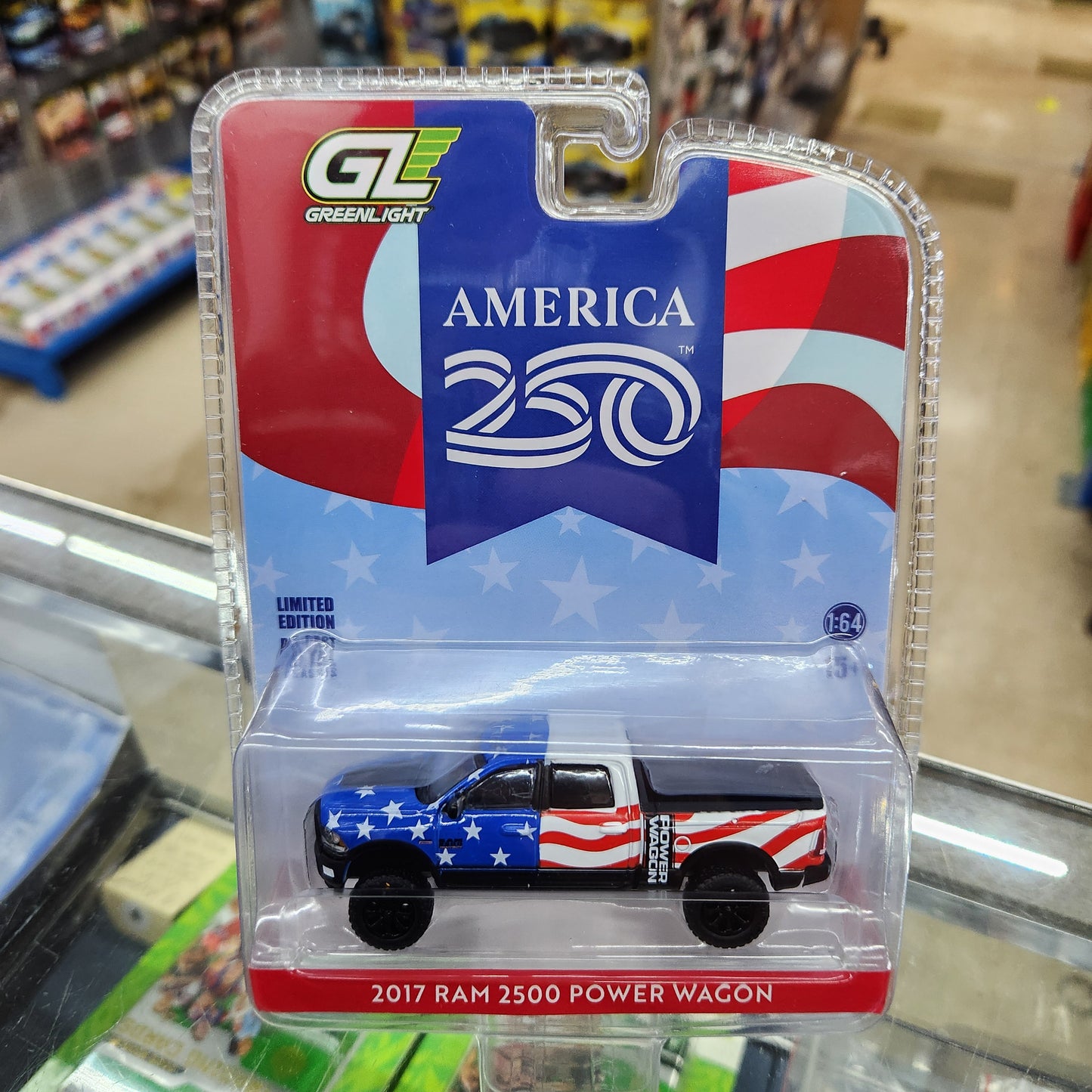 Greenlight - America 250 - 2017 RAM 2500 Power Wagon - 1:64 Scale