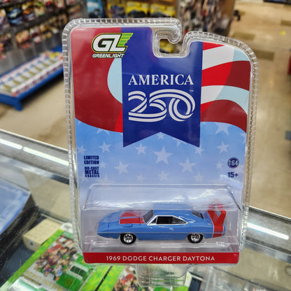 Greenlight - America 250 - 1969 Dodge Charger Daytona - 1:64 Scale