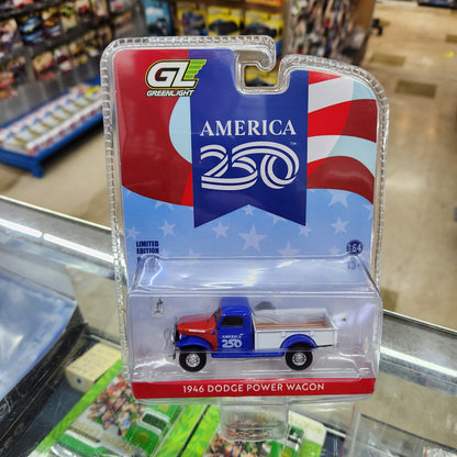 Greenlight - America 250 -  1946 Dodge Power Wagon - 1:64 Scale
