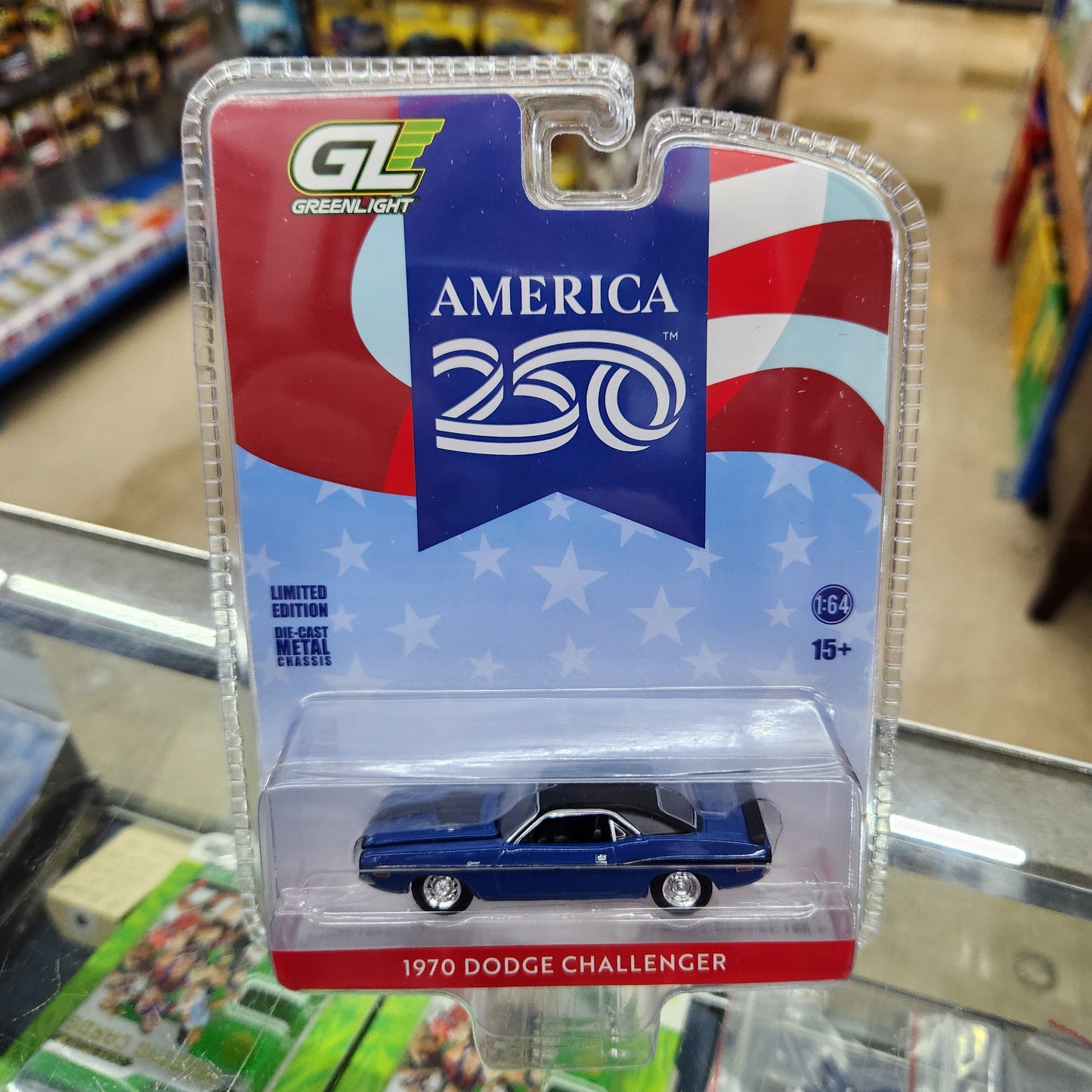 Greenlight - America 250 - 1970 Dodge Challenger - 1:64 Scale