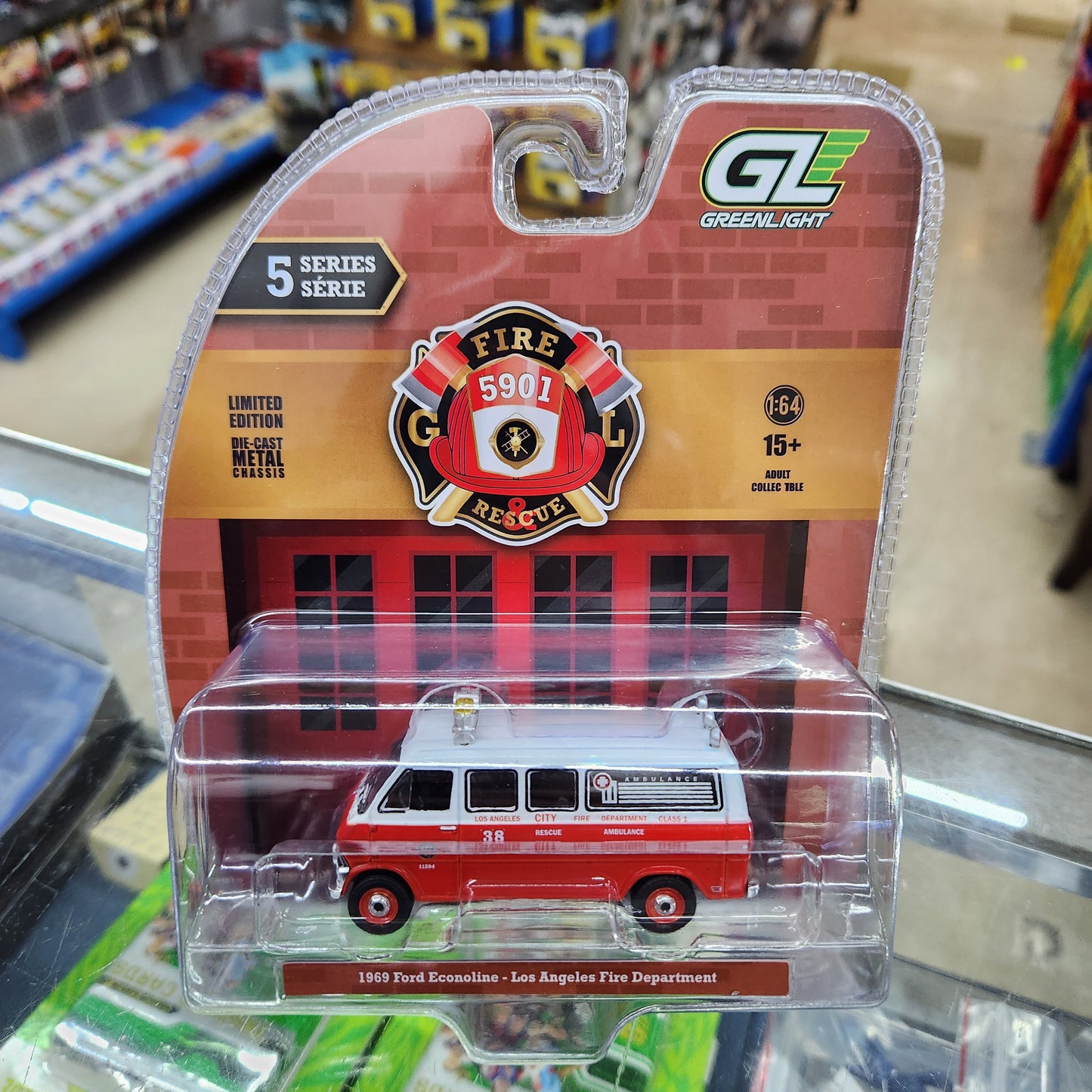 Greenlight - Fire & Rescue (Series 5) - 1969 Ford Econoline LA Fire Dept