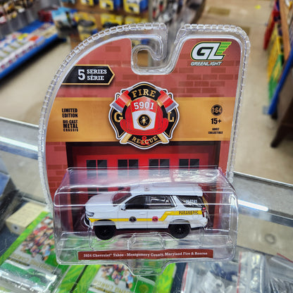 Greenlight - Fire & Rescue (Series 5) - 2024 Chevrolet Tahoe Montgomery / Maryland Fire Dept