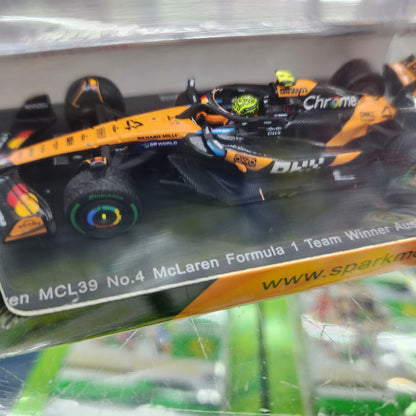 Spark - McLaren 2025 F1 Formula 1 Team MCL39 - #4 Lando Norris (Australian GP 2025 Winner)