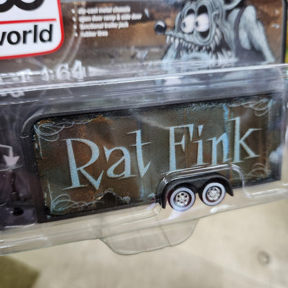 Auto World - Enclosed Trailer 'Rat Fink' - 1:64 Scale