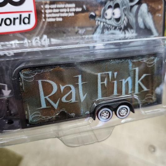 Auto World - Enclosed Trailer 'Rat Fink' - 1:64 Scale
