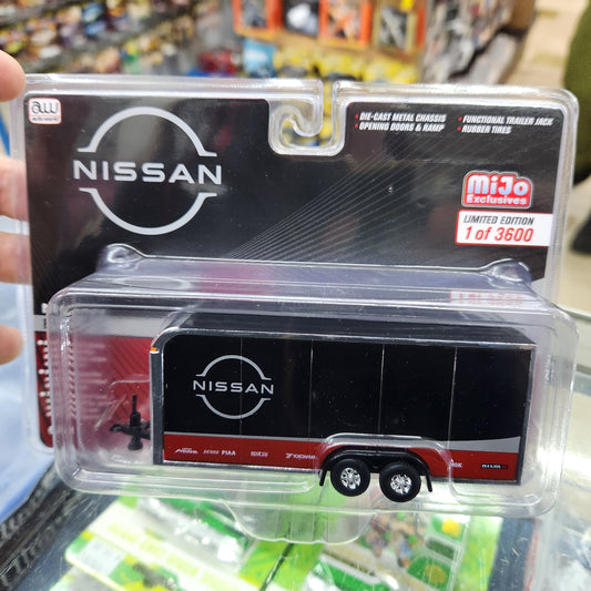 Auto World - Enclosed Trailer 'Nissan' - 1:64 Scale
