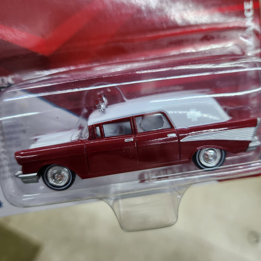 Johnny Lightning - Chevrolet Hobby Exclusive - 1957 Chevy Ambulance - 1:64 Scale
