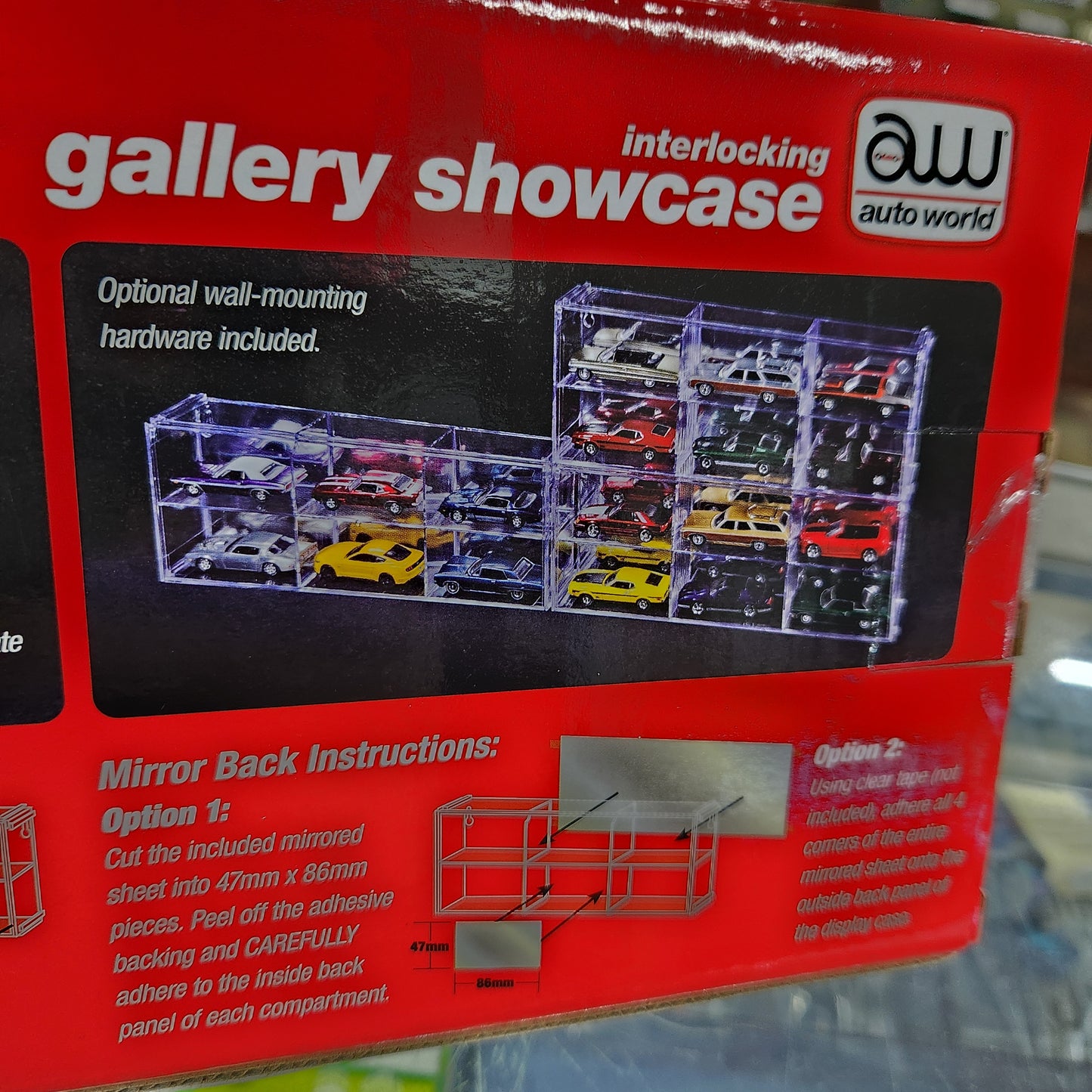 Auto World - Interlocking Gallery Showcase - 1:64 Scale