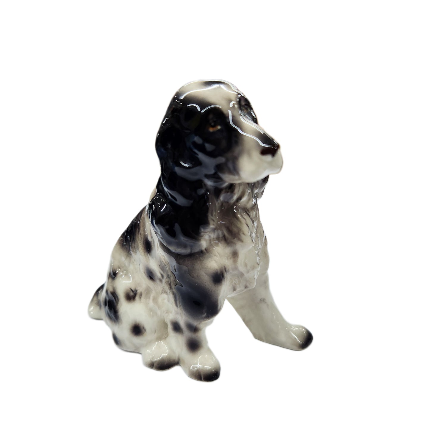 Ceramic Spaniel Puppies (Pair) - 11cm