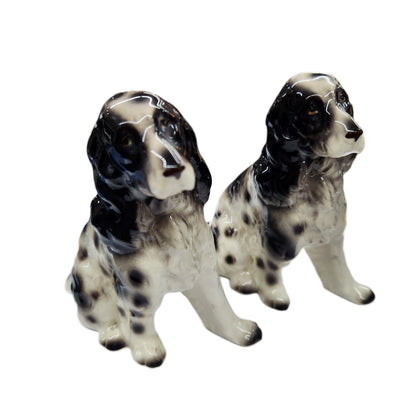 Ceramic Spaniel Puppies (Pair) - 11cm
