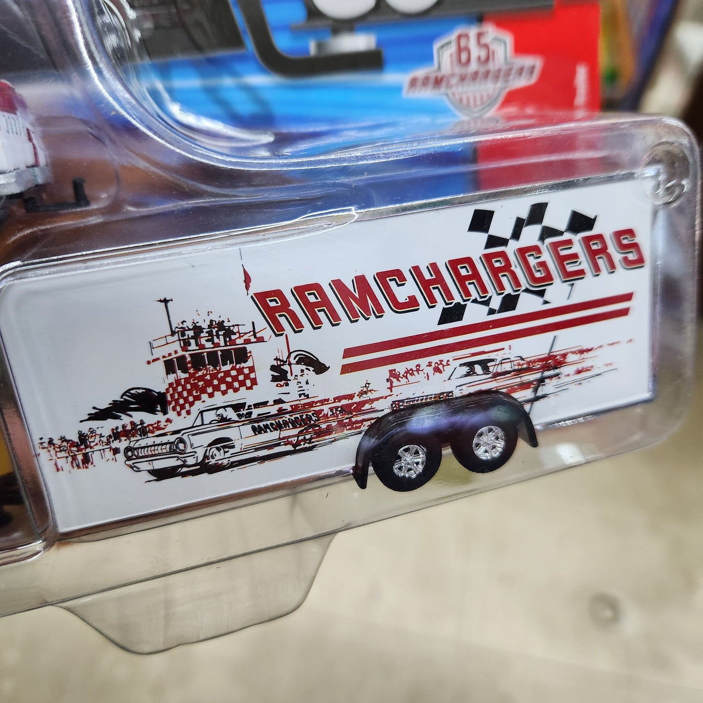 Johnny Lightning - Tow & Go Release 2 - 1965 Dodge A-100 Pickup with Trailer