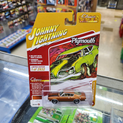 Johnny Lightning - 2023 Classic Gold R2 Ver B - 1969 Plymouth Barracuda