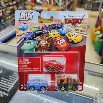Mattel - Disney Pixar - Cars Mini - 3 Pack
