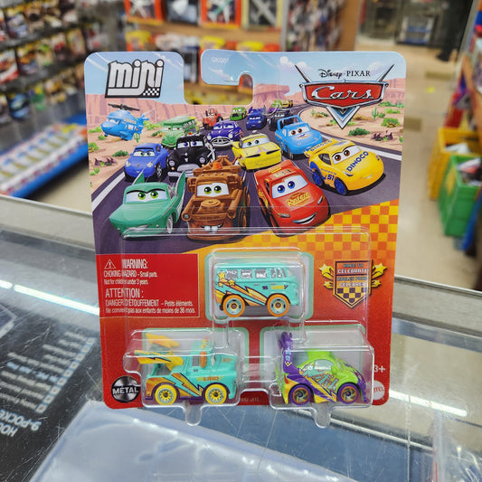 Mattel - Disney Pixar - Cars Mini - 3 Pack