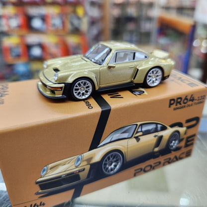 Pop Race - Singer DLS Turbo Study (Gold) - 1:64 Scale
