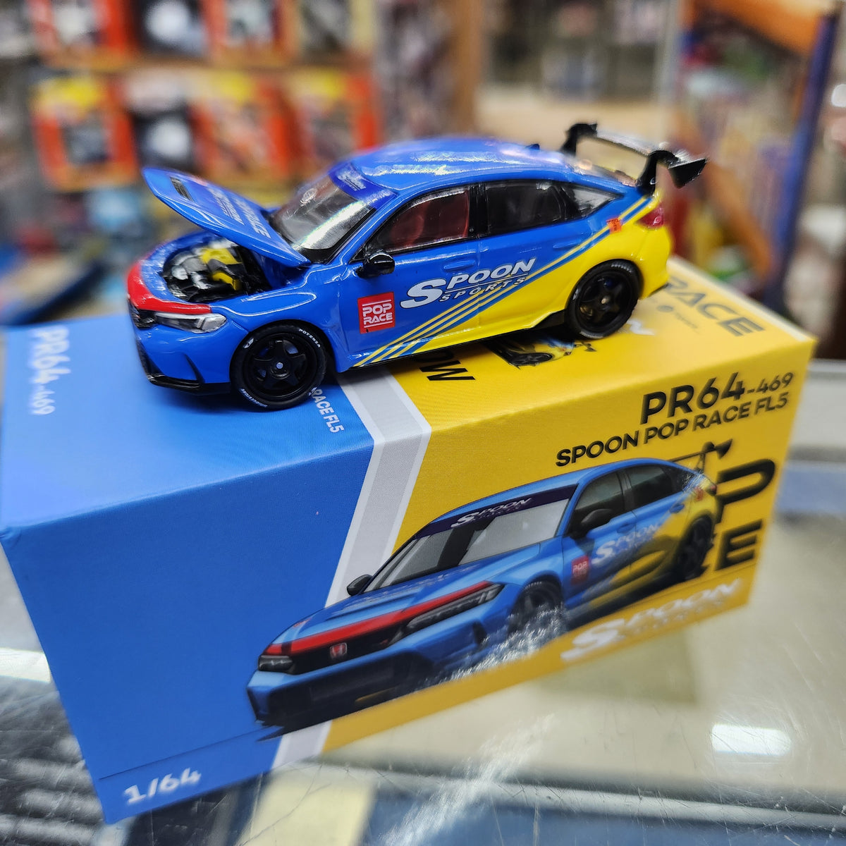 Pop Race - Honda Civic Type R (FL5) 'Spoon' - 1:64 Scale