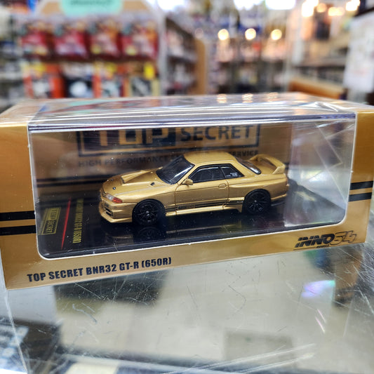 INNO64 - Nissan Skyline GT-R (R32) Top Secret (650r) - Gold - 1:64 Scale