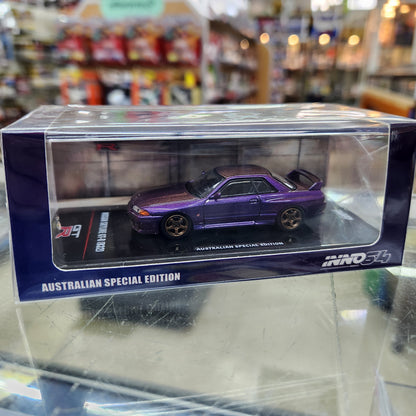 INNO64 - Nissan Skyline GT-R (R32) 'Australia Special Edition' (Midnight Purple) - 1:64 Scale