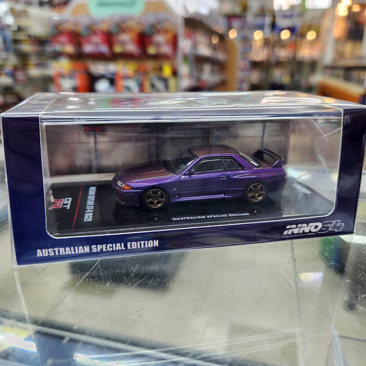 INNO64 - Nissan Skyline GT-R (R32) 'Australia Special Edition' (Midnight Purple) - 1:64 Scale