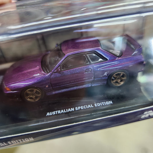 INNO64 - Nissan Skyline GT-R (R32) 'Australia Special Edition' (Midnight Purple) - 1:64 Scale