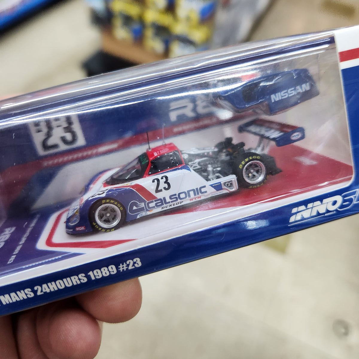 INNO64 - Nissan R89C '1989 Le Mans 24hr' #23 - 1:64 Scale
