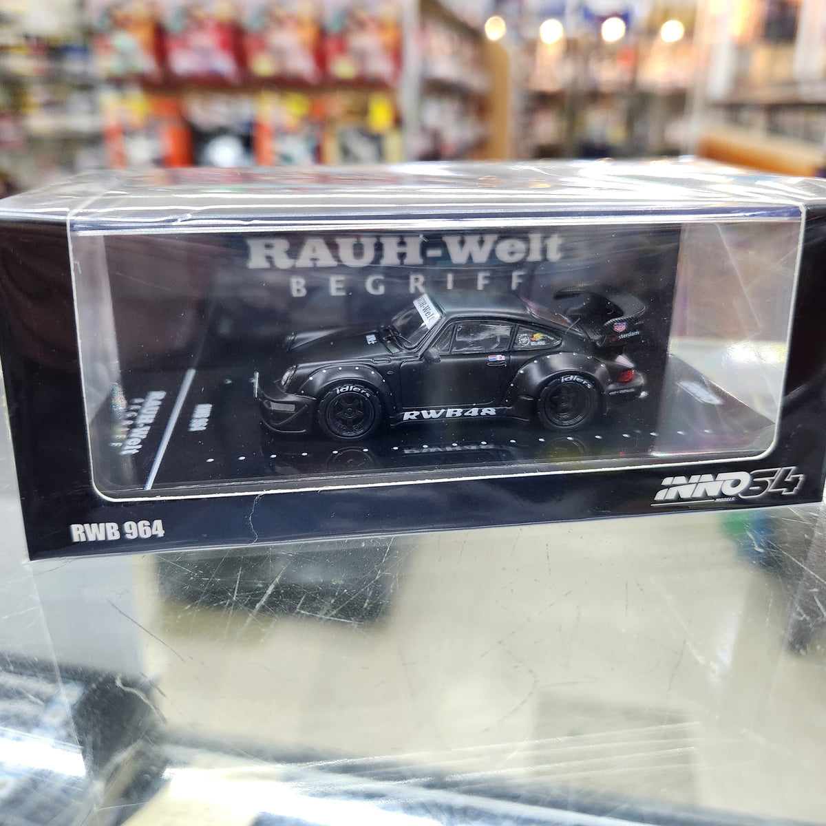 INNO64 - Porsche RWB 964 (Black Matt) - 1:64 Scale