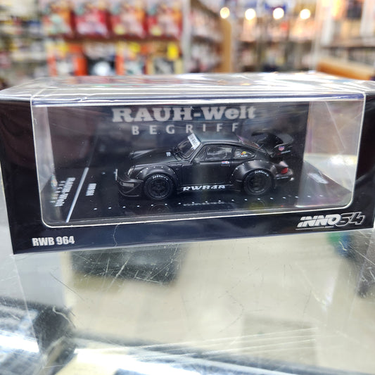 INNO64 - Porsche RWB 964 (Black Matt) - 1:64 Scale