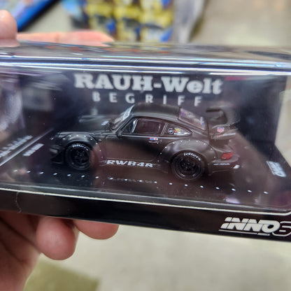 INNO64 - Porsche RWB 964 (Black Matt) - 1:64 Scale