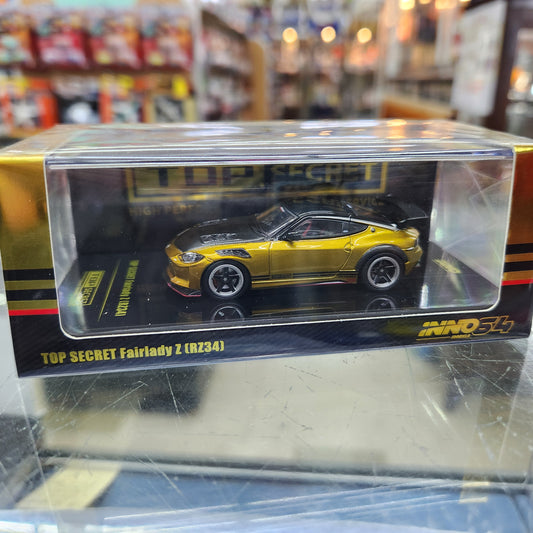 INNO64 - Nissan Fairlady Z (RZ34) 'Top Secret' Gold - 1:64 Scale