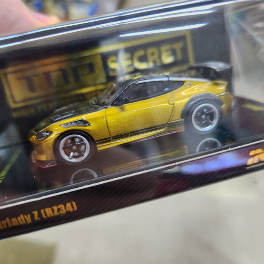 INNO64 - Nissan Fairlady Z (RZ34) 'Top Secret' Gold - 1:64 Scale
